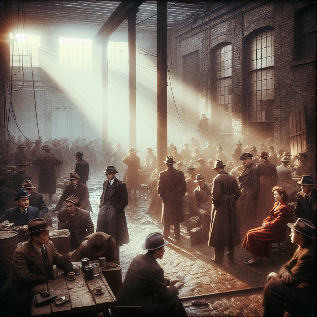 1945 historical archive image