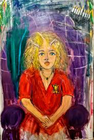 Paintings of Holocaust children - shirts and other souvenirs