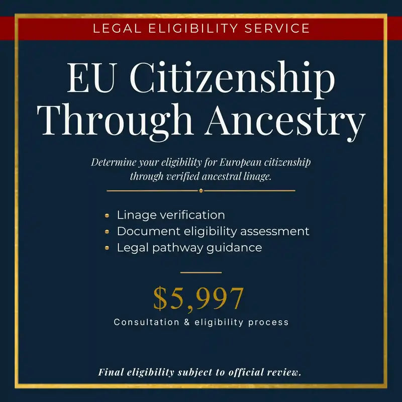 EU Citizenship Through Ancestry