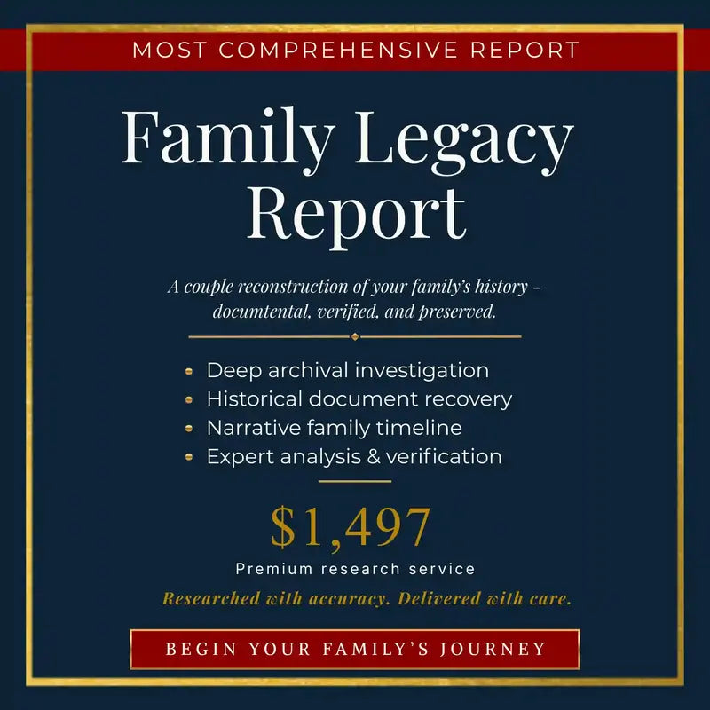 Family Legacy Report