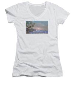 A Collection Of Children's Paintings From Ghettos In The Holocaust - Women's V-Neck