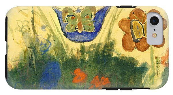 Children Paintings In The Terezin Theresienstadt Ghetto - Phone Case