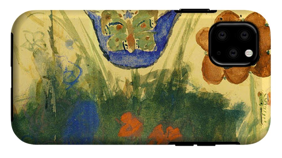 Children Paintings In The Terezin Theresienstadt Ghetto - Phone Case