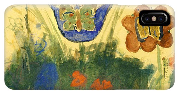Children Paintings In The Terezin Theresienstadt Ghetto - Phone Case