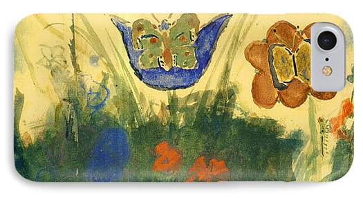 Children Paintings In The Terezin Theresienstadt Ghetto - Phone Case