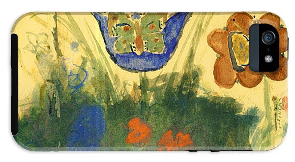 Children Paintings In The Terezin Theresienstadt Ghetto - Phone Case
