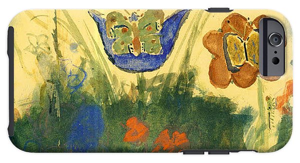 Children Paintings In The Terezin Theresienstadt Ghetto - Phone Case