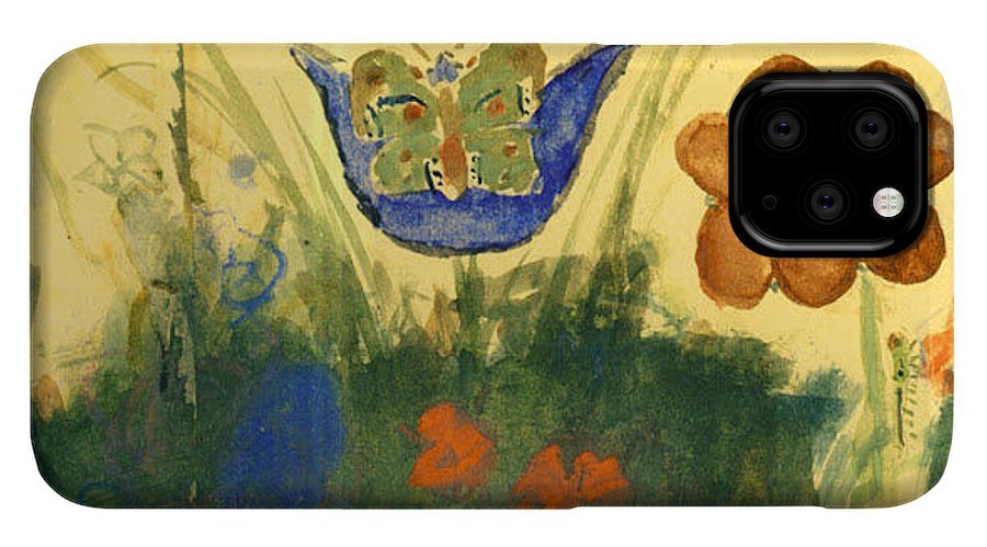 Children Paintings In The Terezin Theresienstadt Ghetto - Phone Case