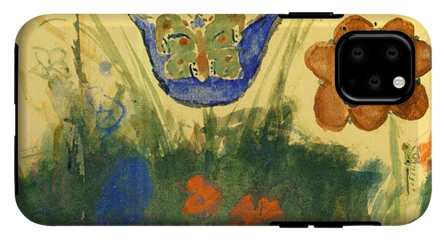 Children Paintings In The Terezin Theresienstadt Ghetto - Phone Case