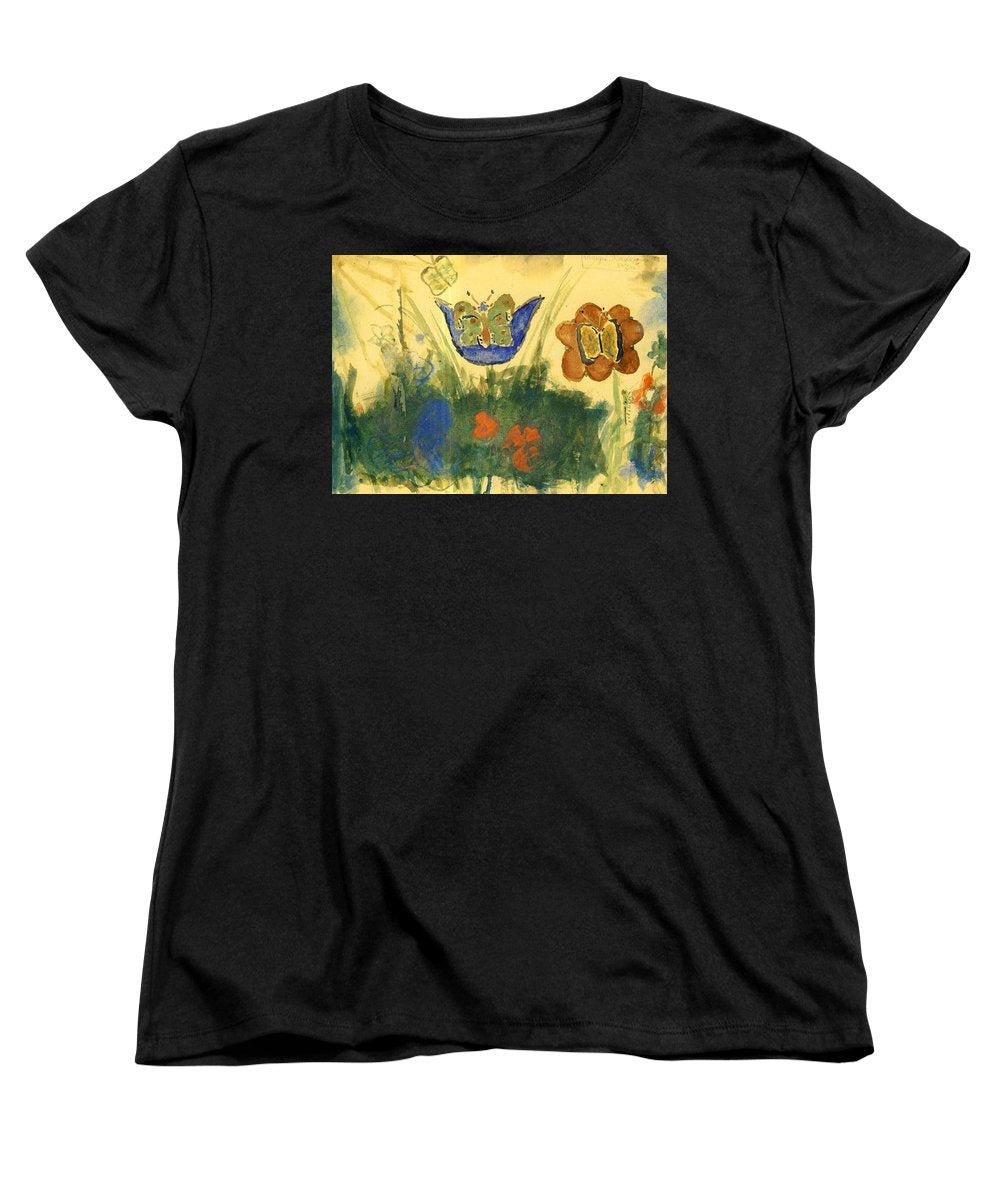 Children Paintings In The Terezin Theresienstadt Ghetto - Women's T-Shirt (Standard Fit)