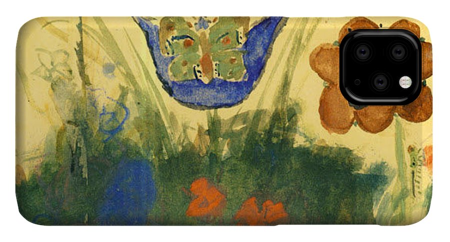 Children Paintings In The Terezin Theresienstadt Ghetto - Phone Case