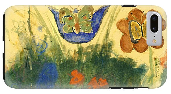 Children Paintings In The Terezin Theresienstadt Ghetto - Phone Case