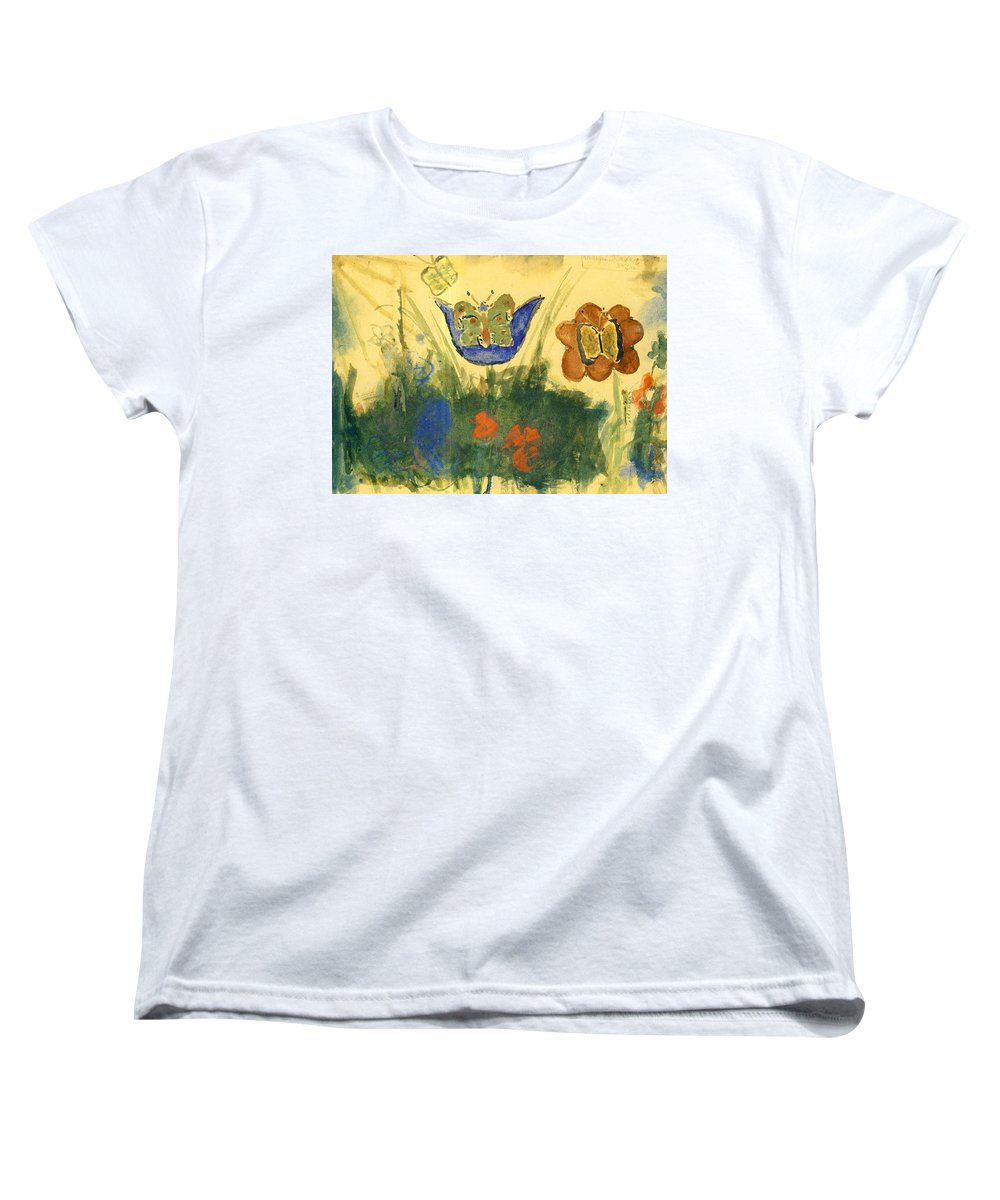 Children Paintings In The Terezin Theresienstadt Ghetto - Women's T-Shirt (Standard Fit)