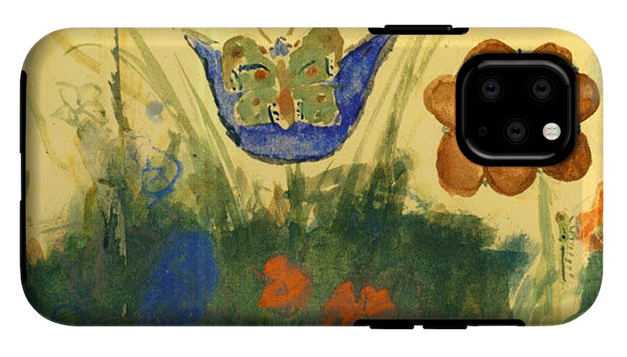 Children Paintings In The Terezin Theresienstadt Ghetto - Phone Case