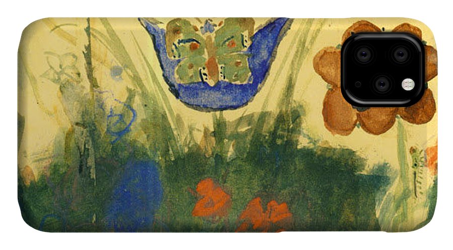 Children Paintings In The Terezin Theresienstadt Ghetto - Phone Case