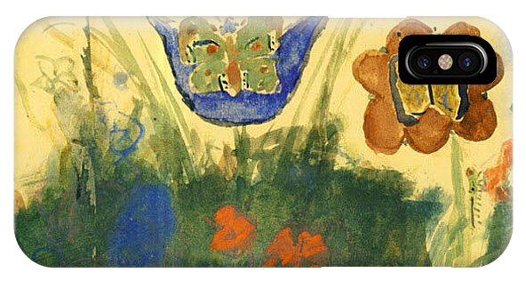 Children Paintings In The Terezin Theresienstadt Ghetto - Phone Case