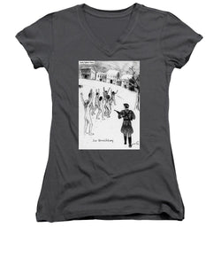 Collection Of Children's Paintings From The Holocaust - Women's V-Neck
