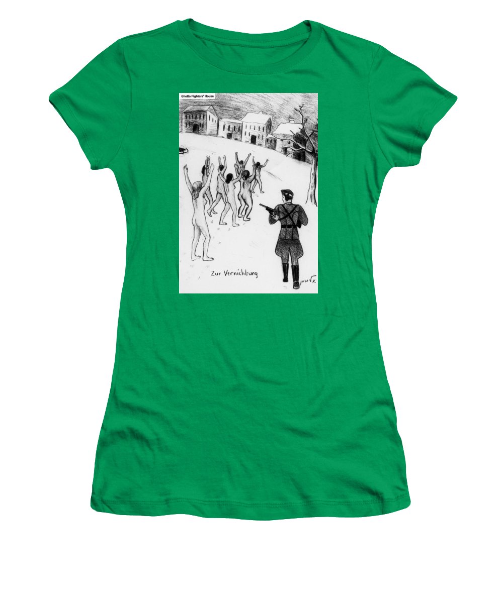 Collection Of Children's Paintings From The Holocaust - Women's T-Shirt