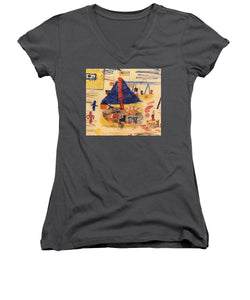 Paintings Of Children From The Holocaust - A New Collection - Women's V-Neck
