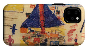 Paintings Of Children From The Holocaust - A New Collection - Phone Case